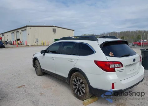 2015 Subaru Outback 2.5I Limited z USA, uszkodzony, nr VIN 4S4BSAJC6F3249262